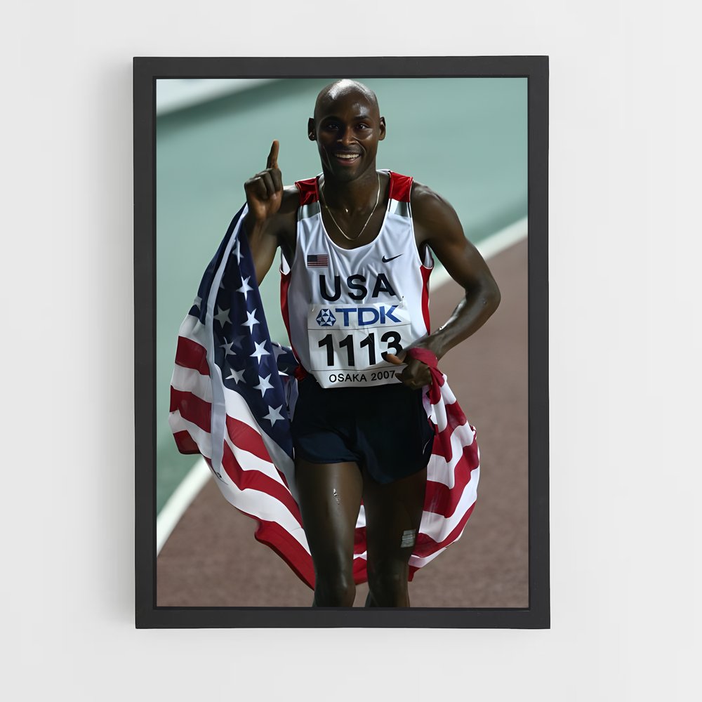 Poster L'Étoile de Doha – affiche Athlétisme (vue 2)